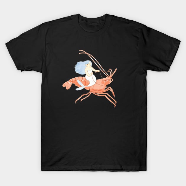 The magnificent shrimp rider T-Shirt by Janikainen